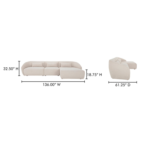 Amelia Lounge Modular Sectional Moes Home Collection Mhc Fo 1019 03 34