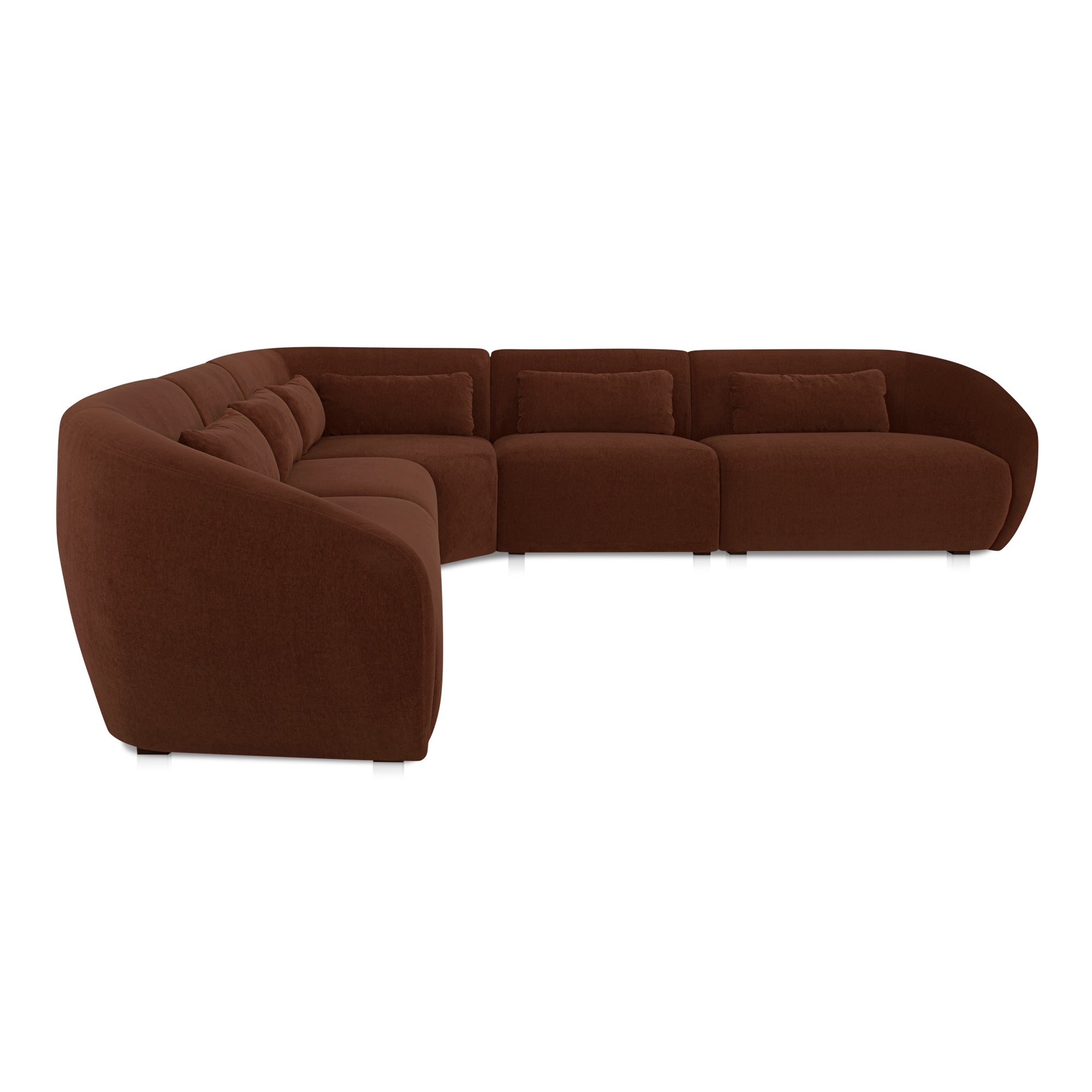 Amelia Classic L Shaped Modular Sectional Moes Home Collection Mhc Fo 1021 03 19
