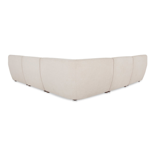 Amelia Classic L Shaped Modular Sectional Moes Home Collection Mhc Fo 1021 03 10