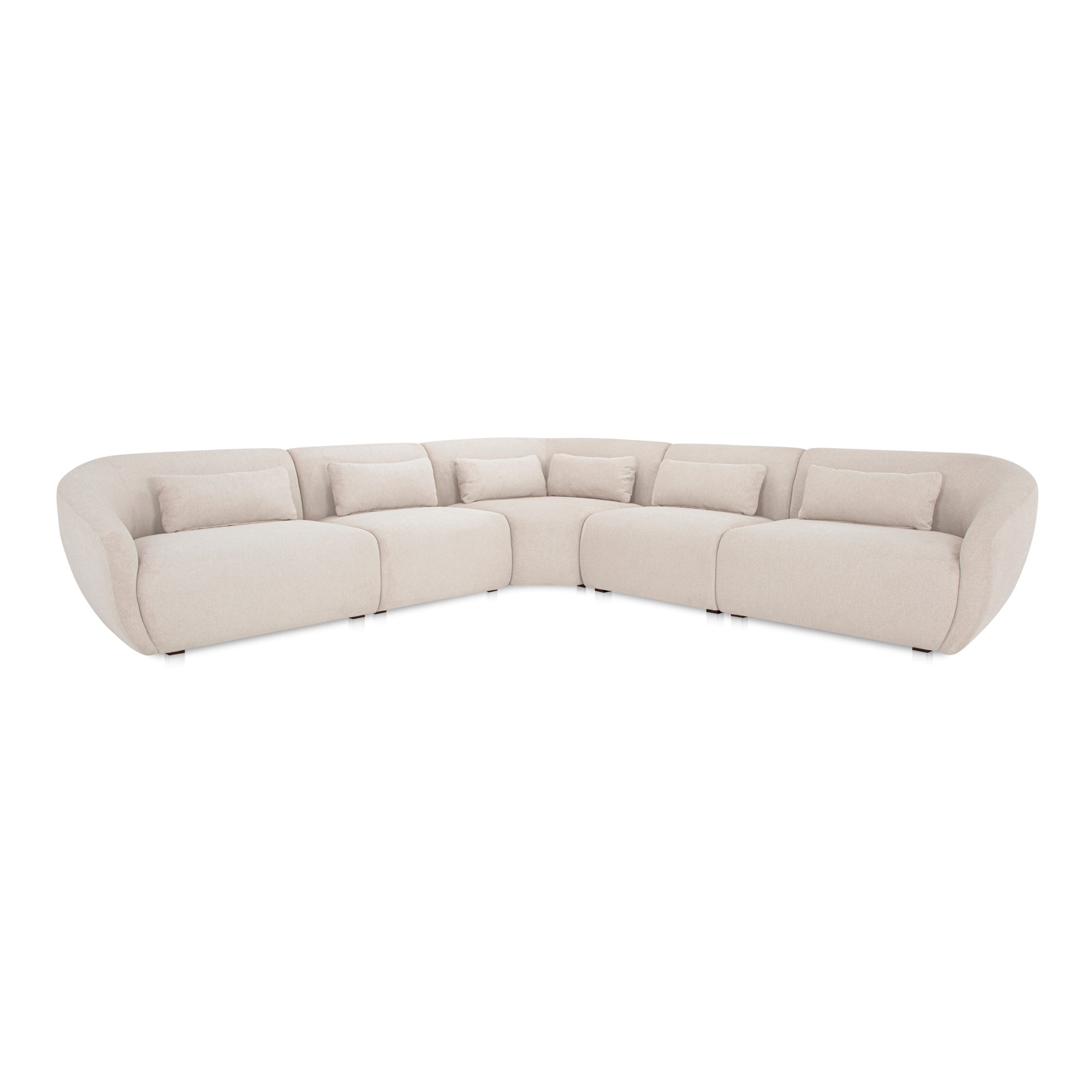 Amelia Classic L Shaped Modular Sectional Moes Home Collection Mhc Fo 1021 03 2