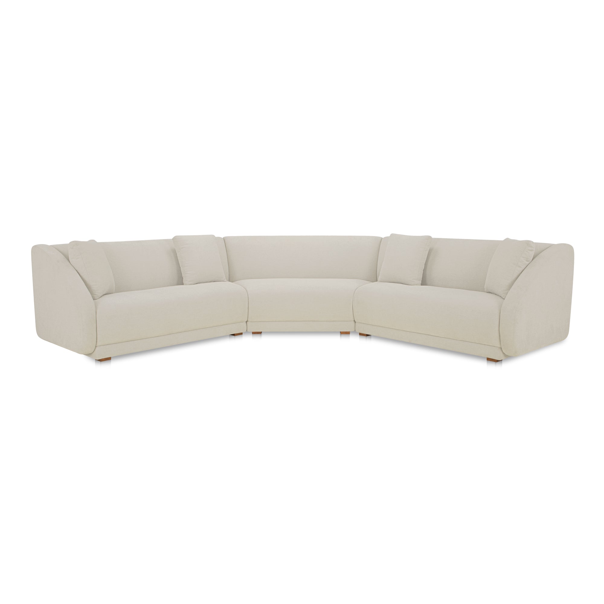 Fraser 3 Piece Modular Sectional With Slipper Moes Home Collection Mhc Fo 1041 19 15