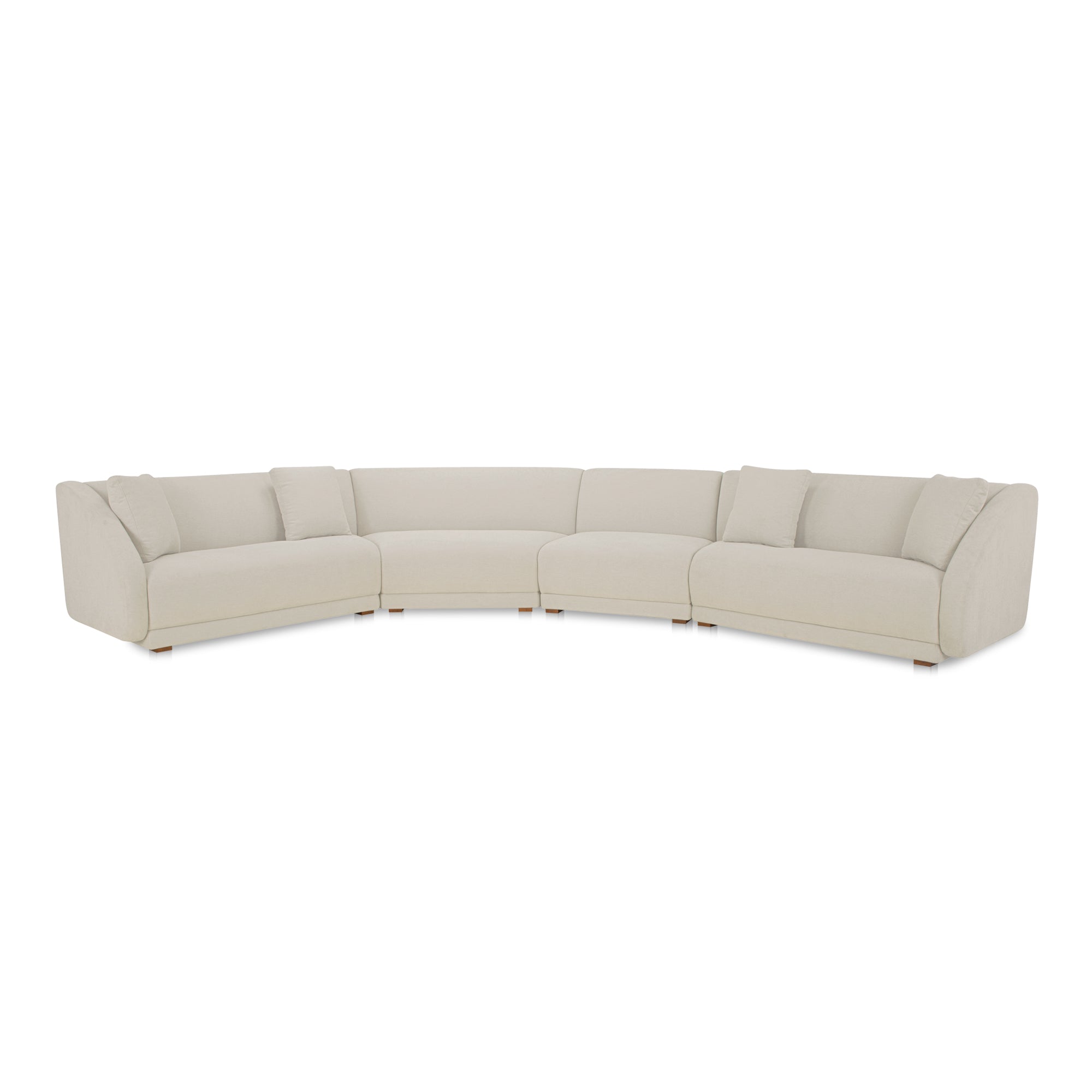 Fraser 4 Piece Modular Sectional Moes Home Collection Mhc Fo 1043 19 2