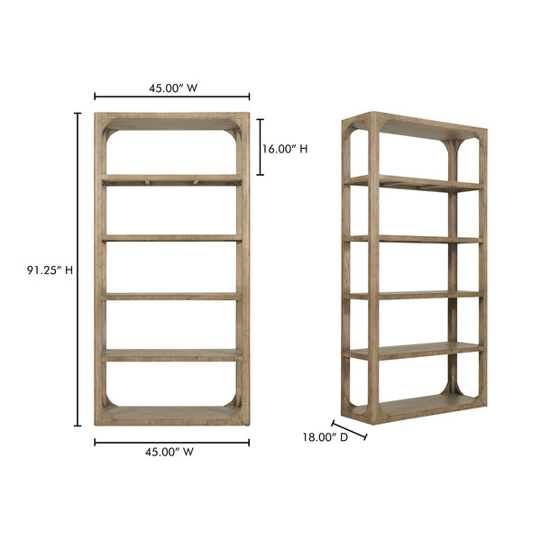 Abbott Bookshelf Moes Home Collection Mhc Fr 1041 03 7