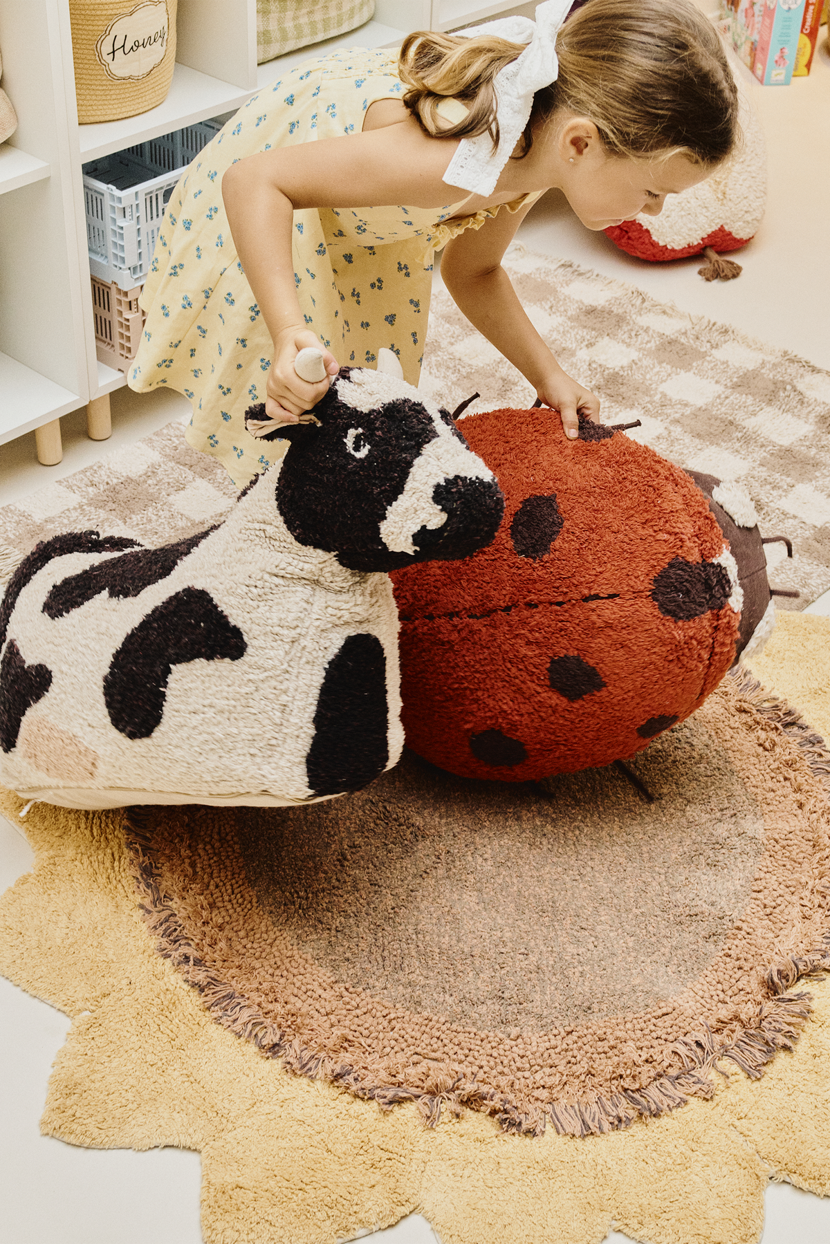 Ladybug Maria Floor Cushion Lorena Canals Sc Lbug 4