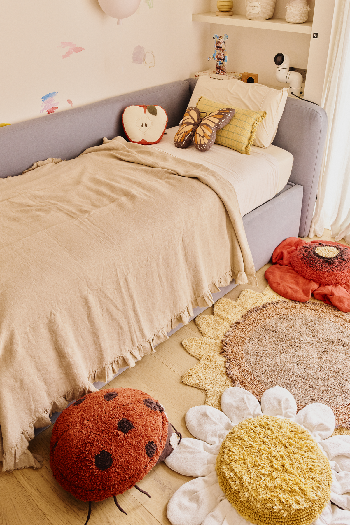 Ladybug Maria Floor Cushion Lorena Canals Sc Lbug 5