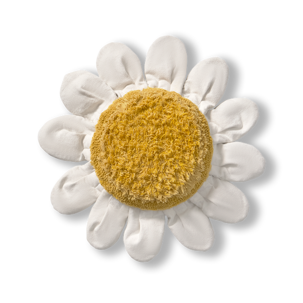 White Daisy Floor Cushion Lorena Canals Sc Daisy Wh 1