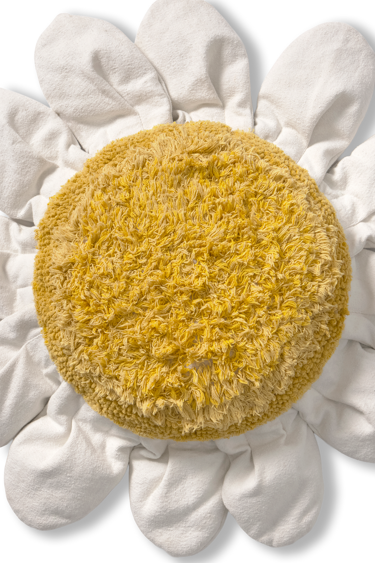 White Daisy Floor Cushion Lorena Canals Sc Daisy Wh 2
