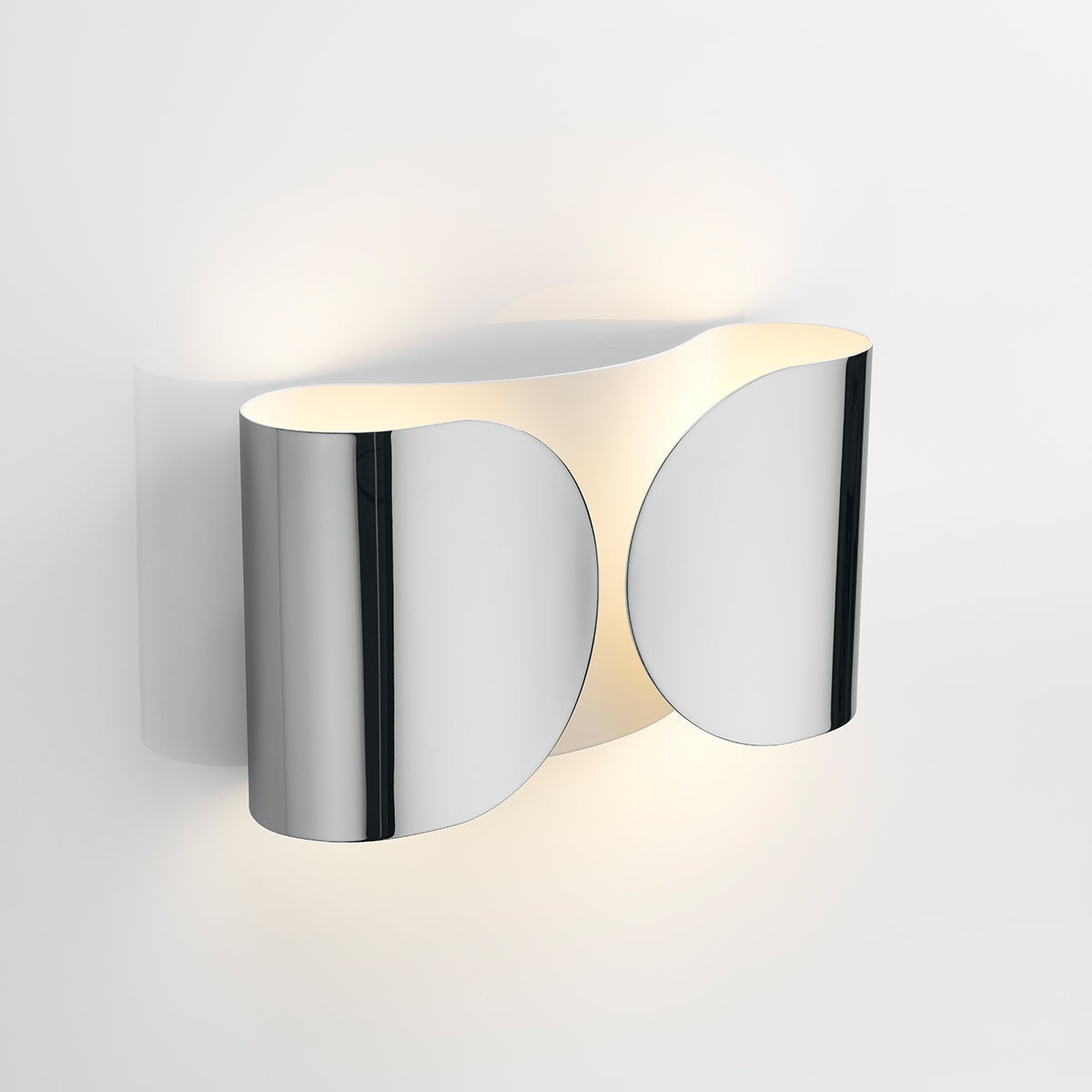 Foglio Steel Wall & Ceiling Lighting in Various Colors