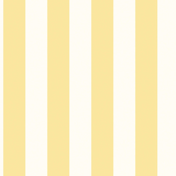 Awning Stripe Yellow/White Wallpaper from the Just Kitchens Collection by Galerie Wallcoverings