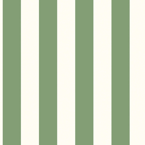 Awning Stripe Green Wallpaper from the Just Kitchens Collection by Galerie Wallcoverings