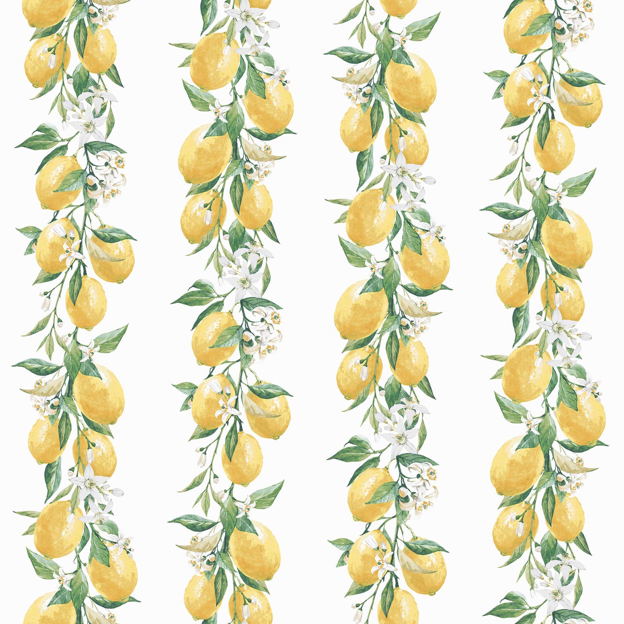 sample lemon stripe yellow green wallpaper from the just kitchens collection by galerie wallcoverings 1