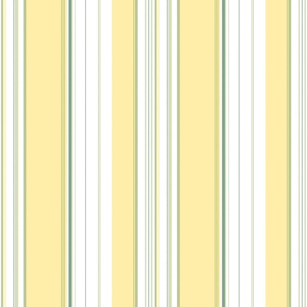 Multi Stripe Yellow/Green Wallpaper from the Just Kitchens Collection by Galerie Wallcoverings