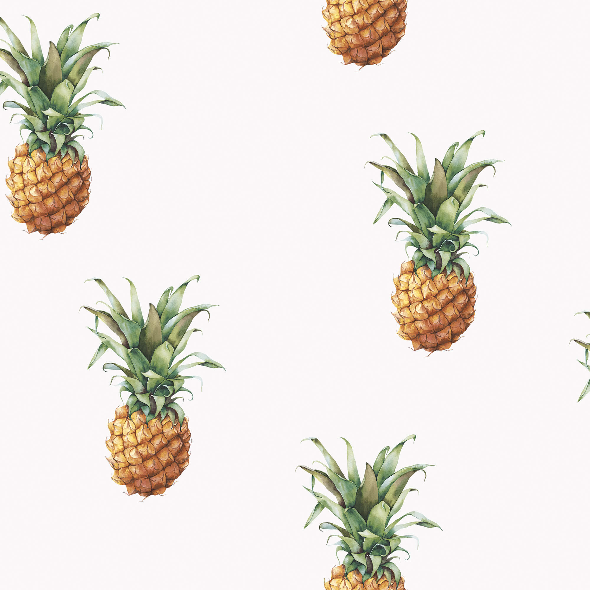 sample pineapples green brown wallpaper from the just kitchens collection by galerie wallcoverings 1