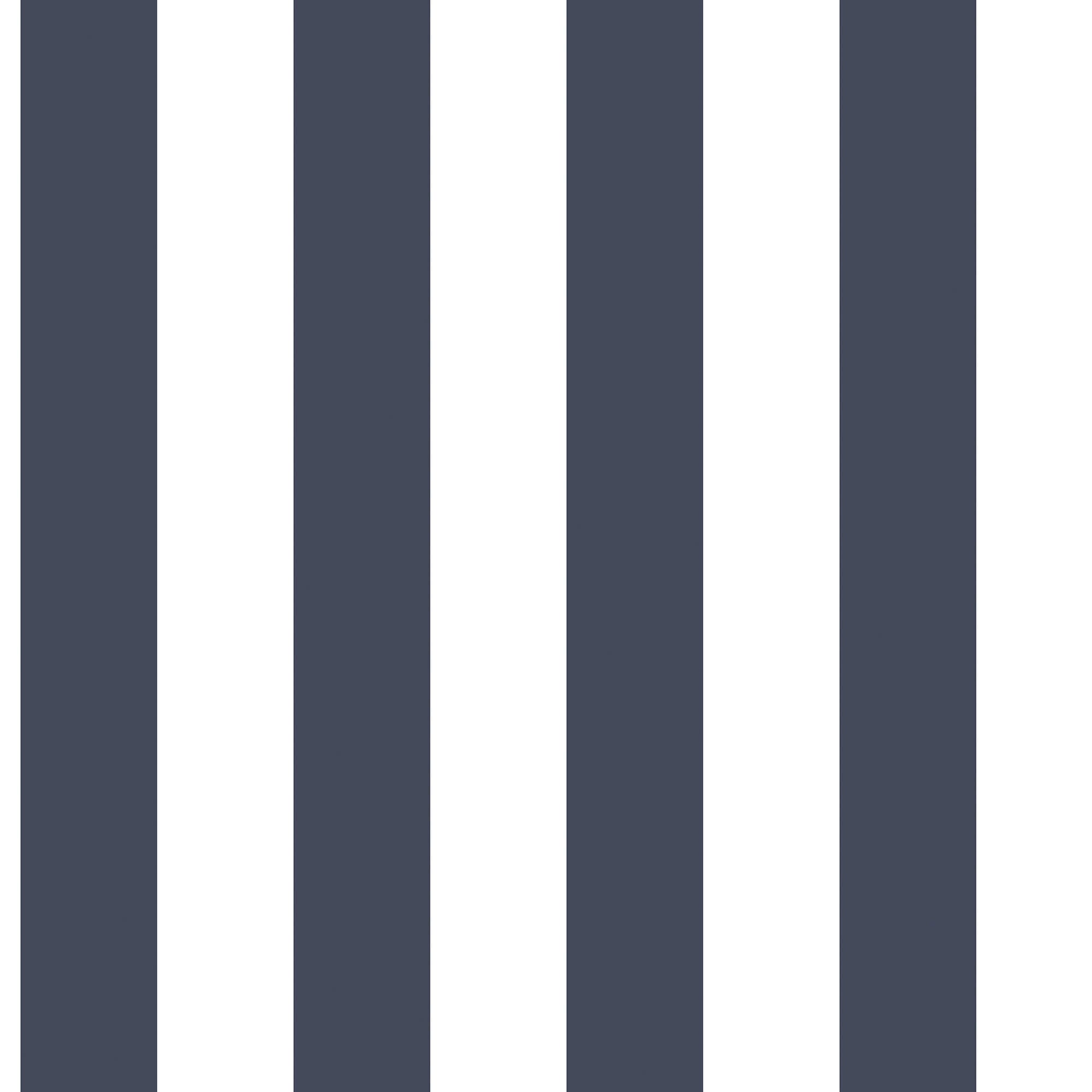 Awning Stripe Navy Wallpaper from the Just Kitchens Collection by Galerie Wallcoverings