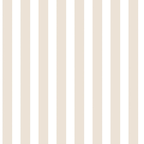 Regency Stripe Beige Wallpaper from the Tiny Tots 2 Collection by Galerie Wallcoverings