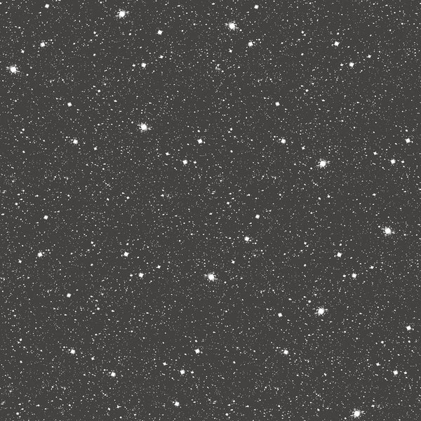 Space Sidewall Black/Glitter Wallpaper from the Tiny Tots 2 Collection by Galerie Wallcoverings