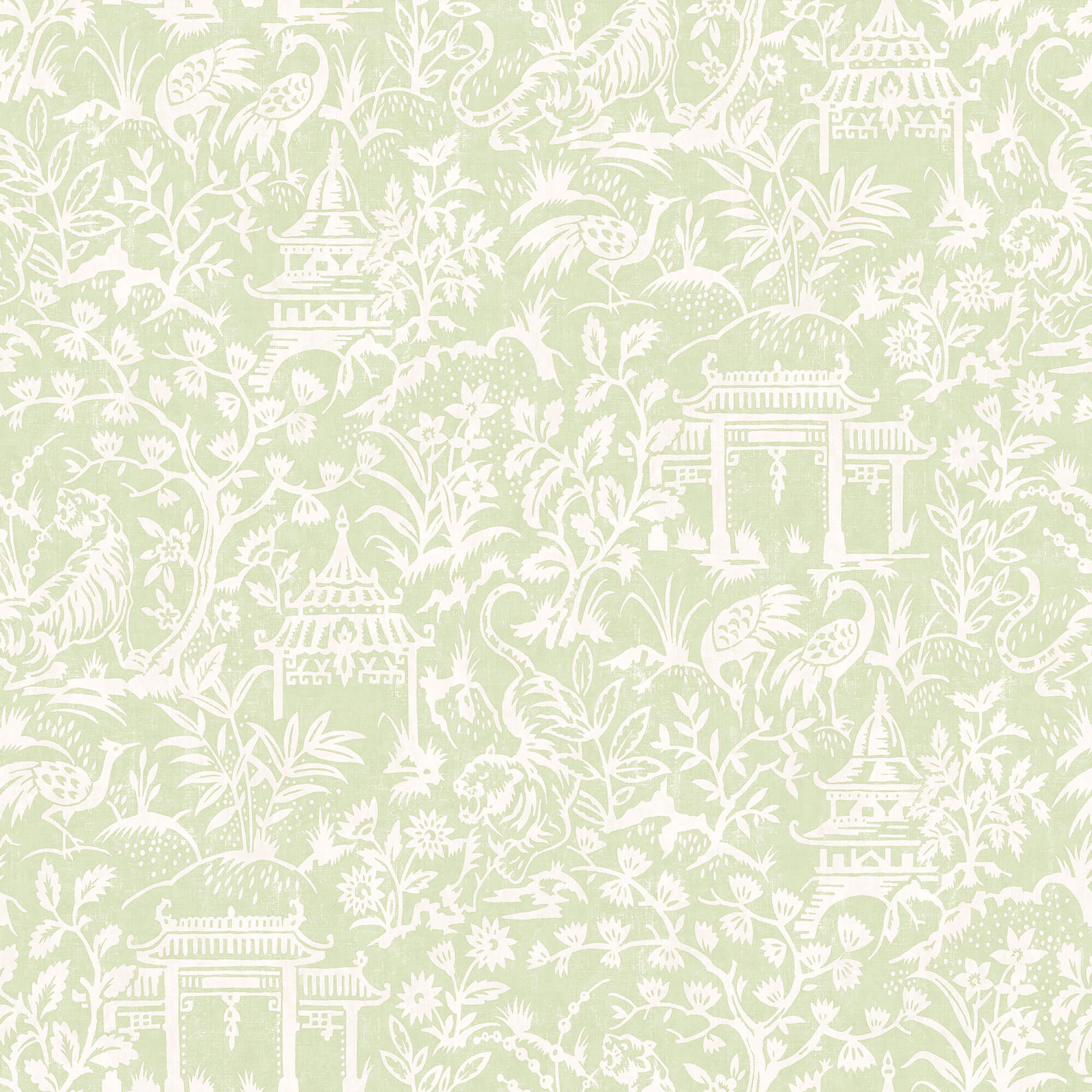 sample garden toile green wallpaper from the secret garden collection by galerie wallcoverings 1