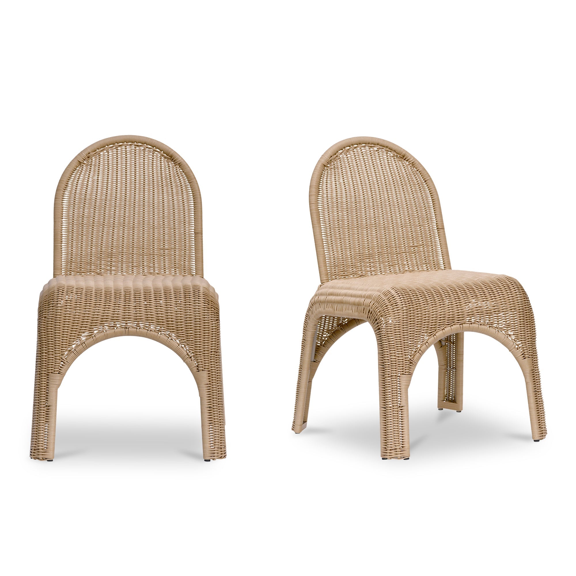 Kendall Outdoor Dining Chair Set Of 2 Moes Home Collection Mhc Ge 1006 03 2