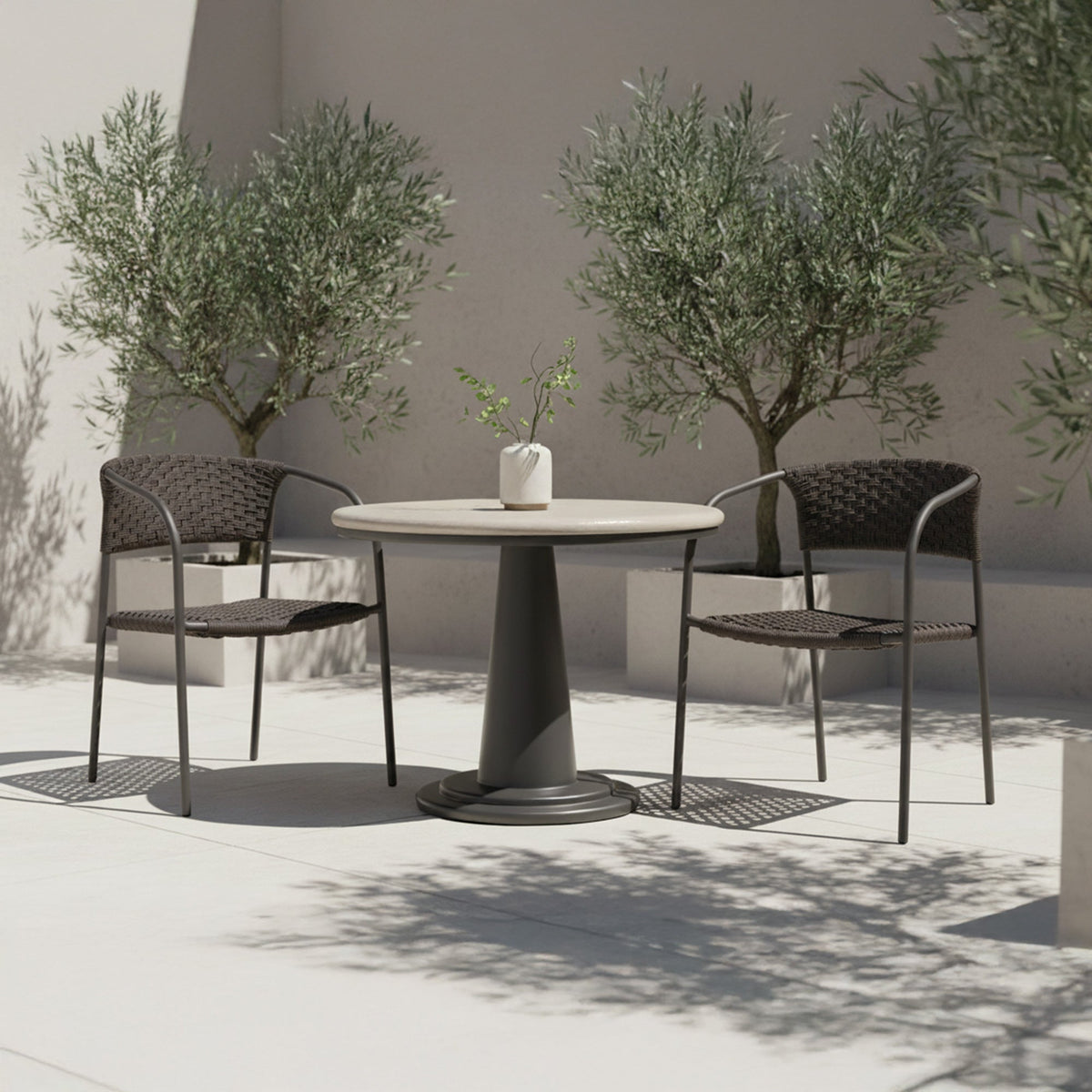 Zola Outdoor Dining Chair Set of 2