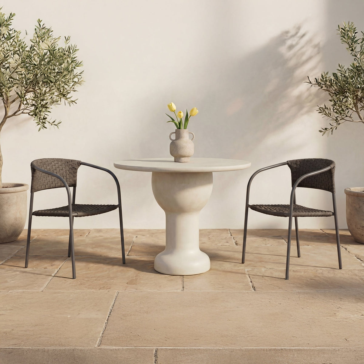 Zola Outdoor Dining Chair Set of 2