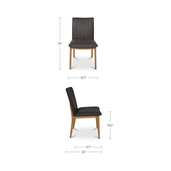 Demi Dining Chair Set Of 2 Moes Home Collection Mhc Go 1028 03 3