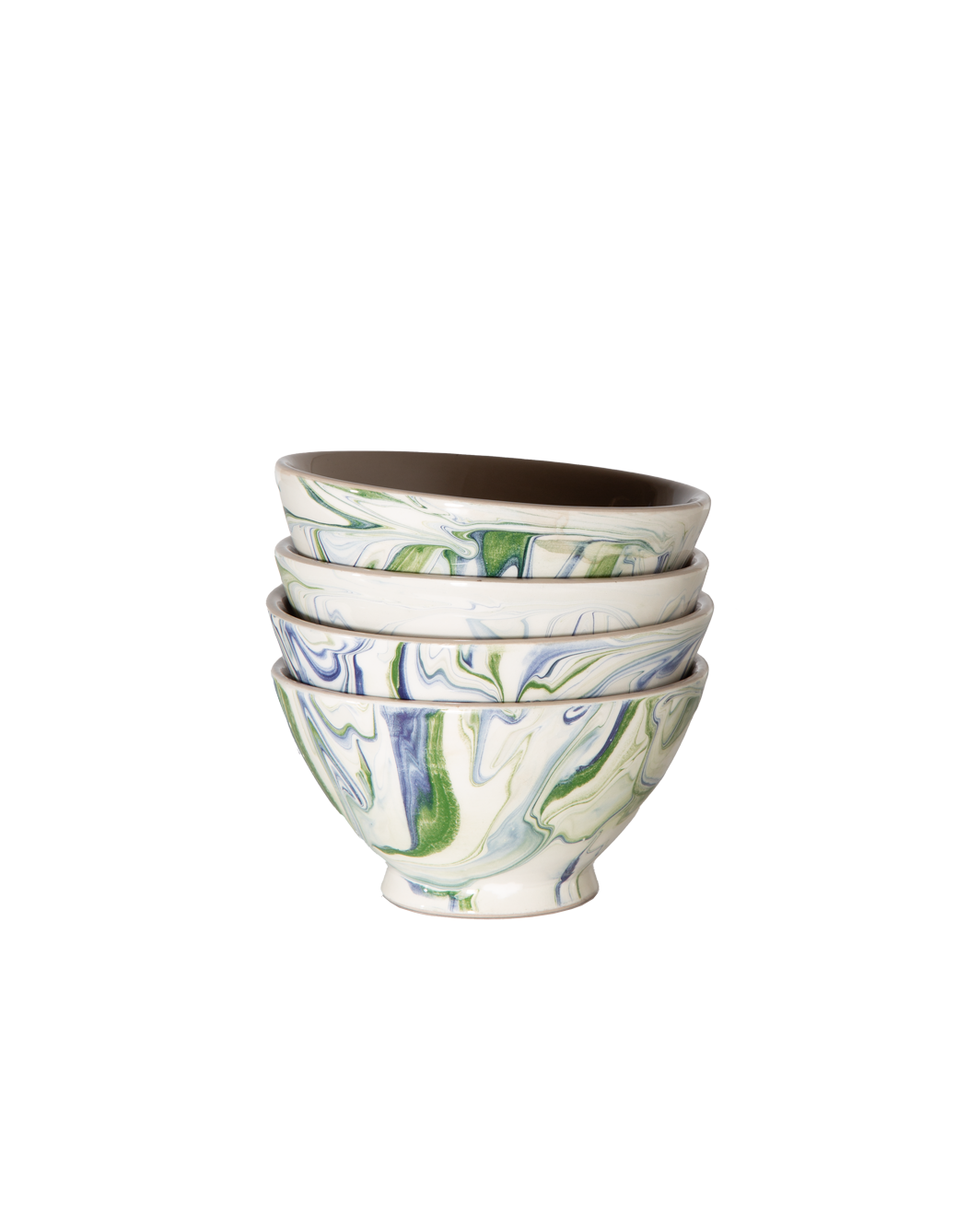 Marble Blue Green Bowl Set Of 4 Uvn 1000135 1