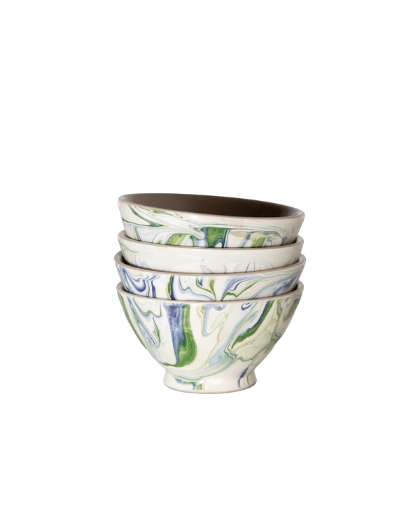 Marble Blue Green Bowl Set Of 4 Uvn 1000135 1