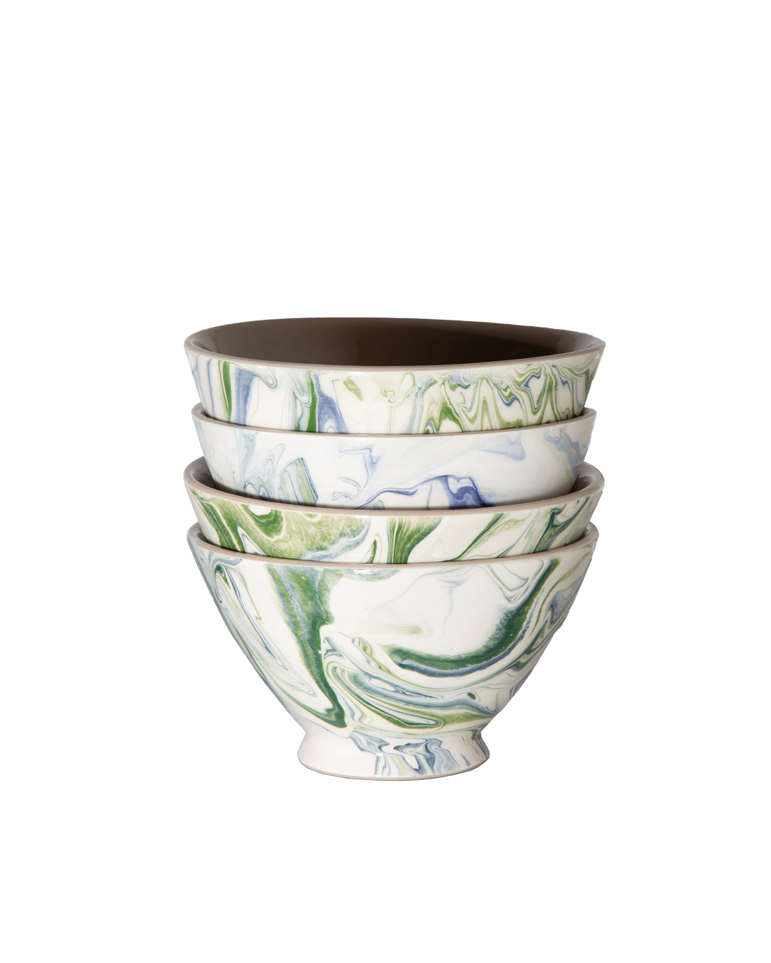 Marble Blue Green Ramen Bowl Set Of 4 Uvn 1000134 1