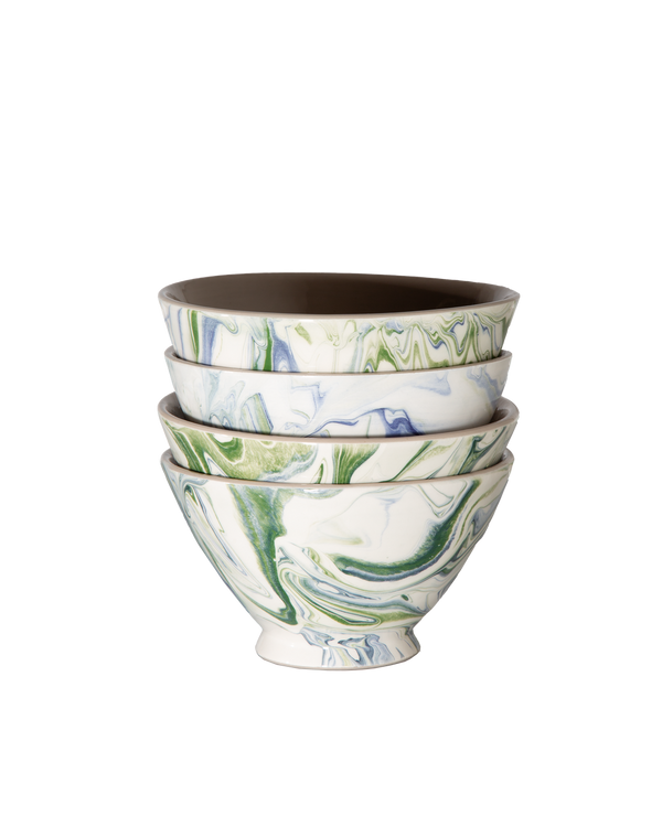 Marble Blue Green Ramen Bowl Set Of 4 Uvn 1000134 1