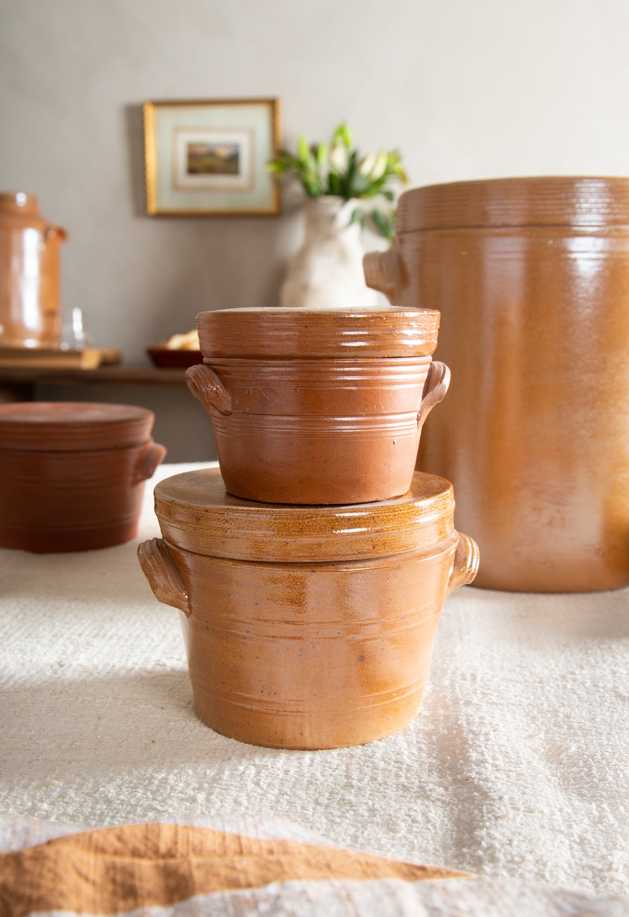 Vintage Conical Butter Pot