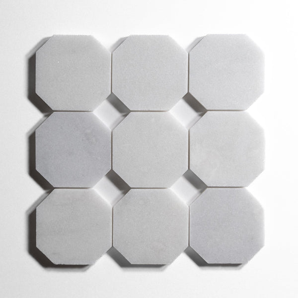 glacier white 4 octagon by Designer Rug gw4oct sg 1