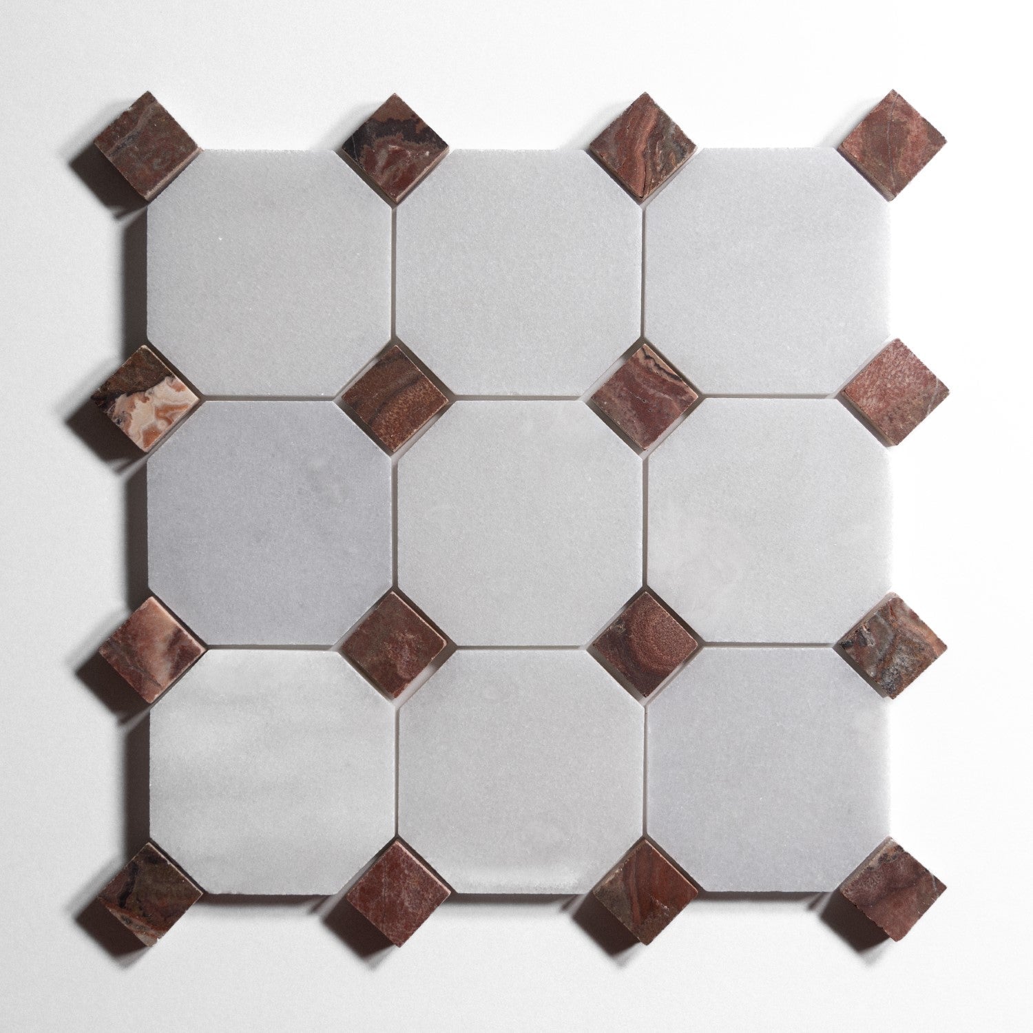 Glacier White Accent Sage Gray Tile Sample