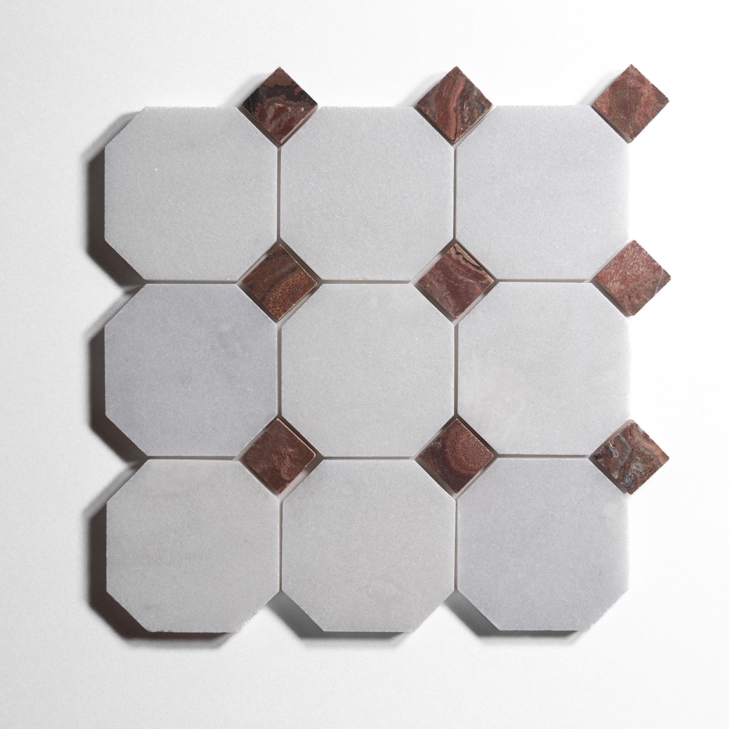 glacier white 4 octagon by Designer Rug gw4oct sg 7