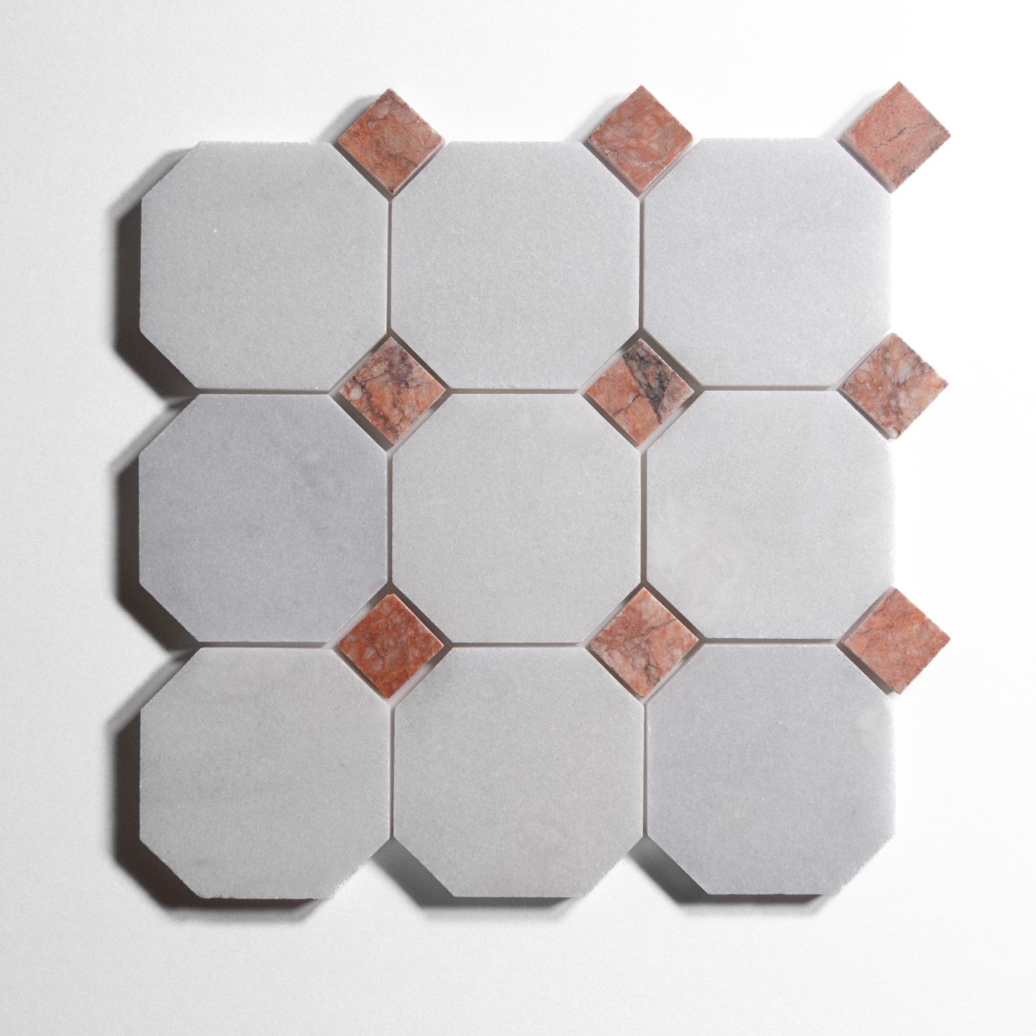 glacier white 4 octagon by Designer Rug gw4oct sg 9