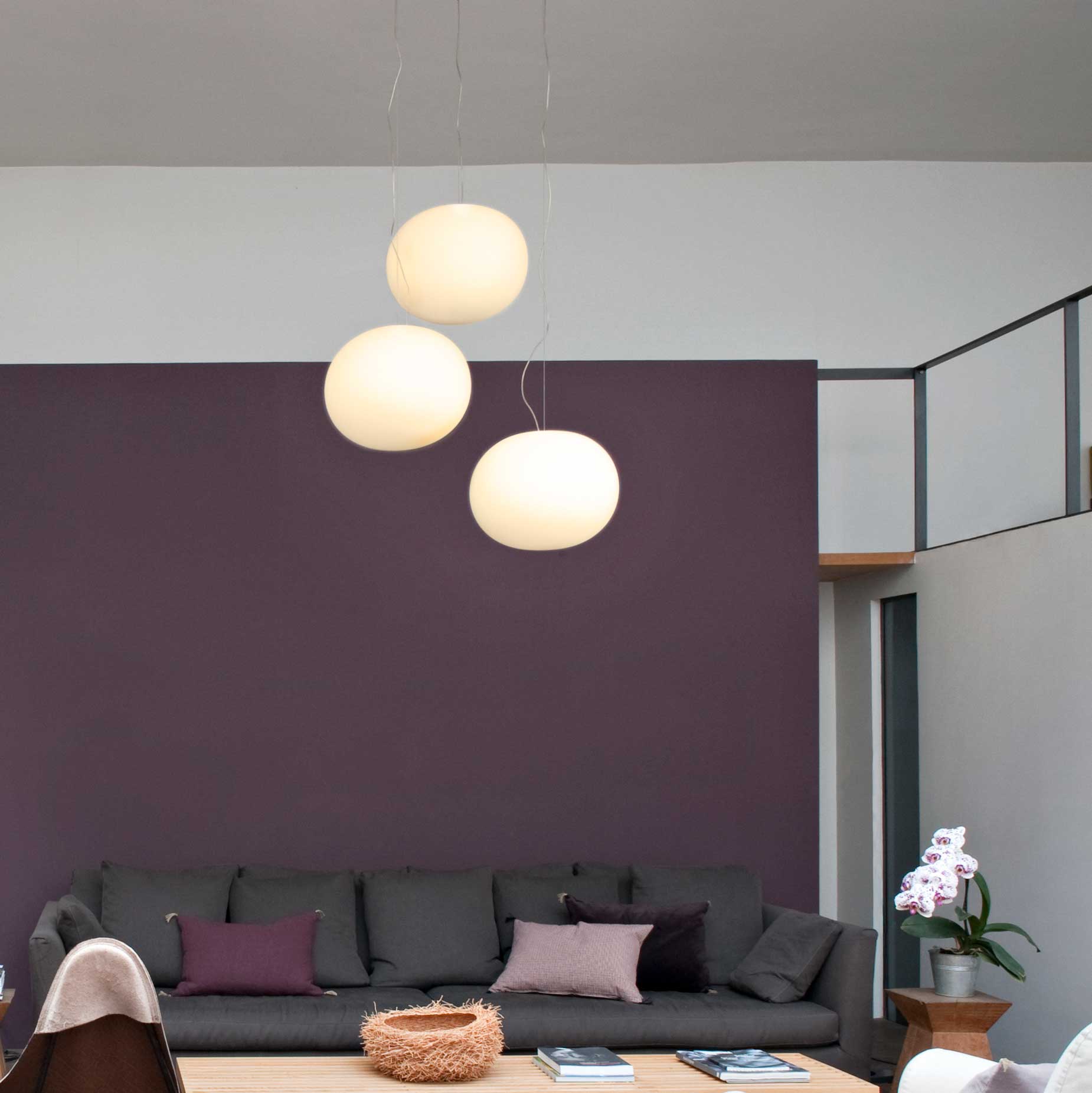 Glo-Ball Glass Opal Pendant Lighting
