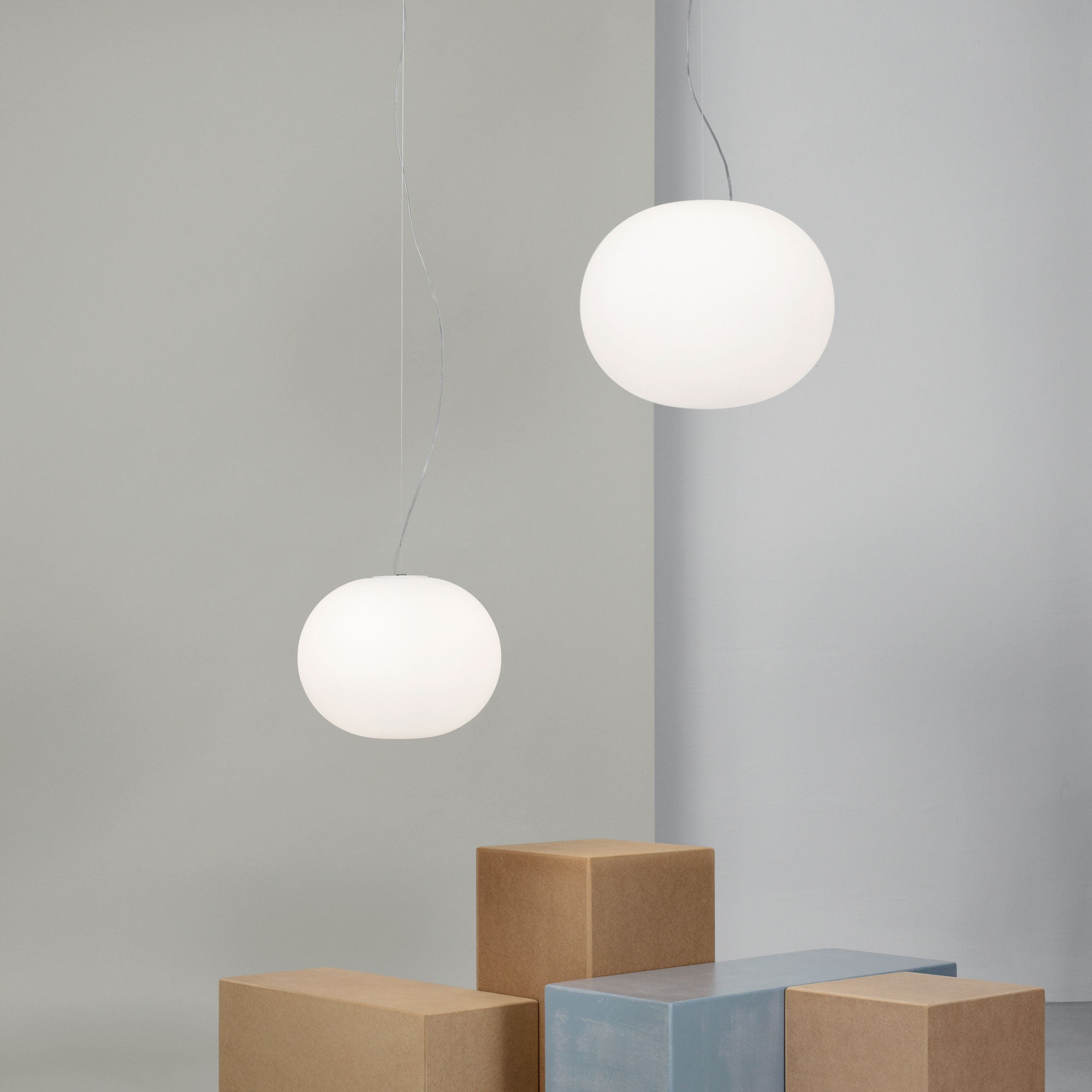 Glo-Ball Glass Opal Pendant Lighting