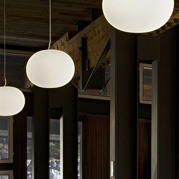 Glo-Ball Glass Opal Pendant Lighting
