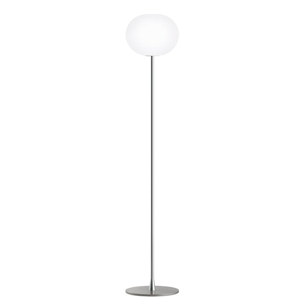 Glo-Ball Glass and steel Floor Lighting in Various Colors & Sizes
