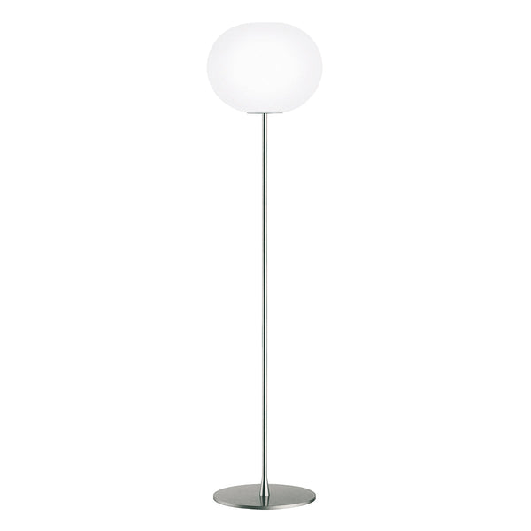 Glo-Ball Glass and steel Floor Lighting in Various Colors & Sizes