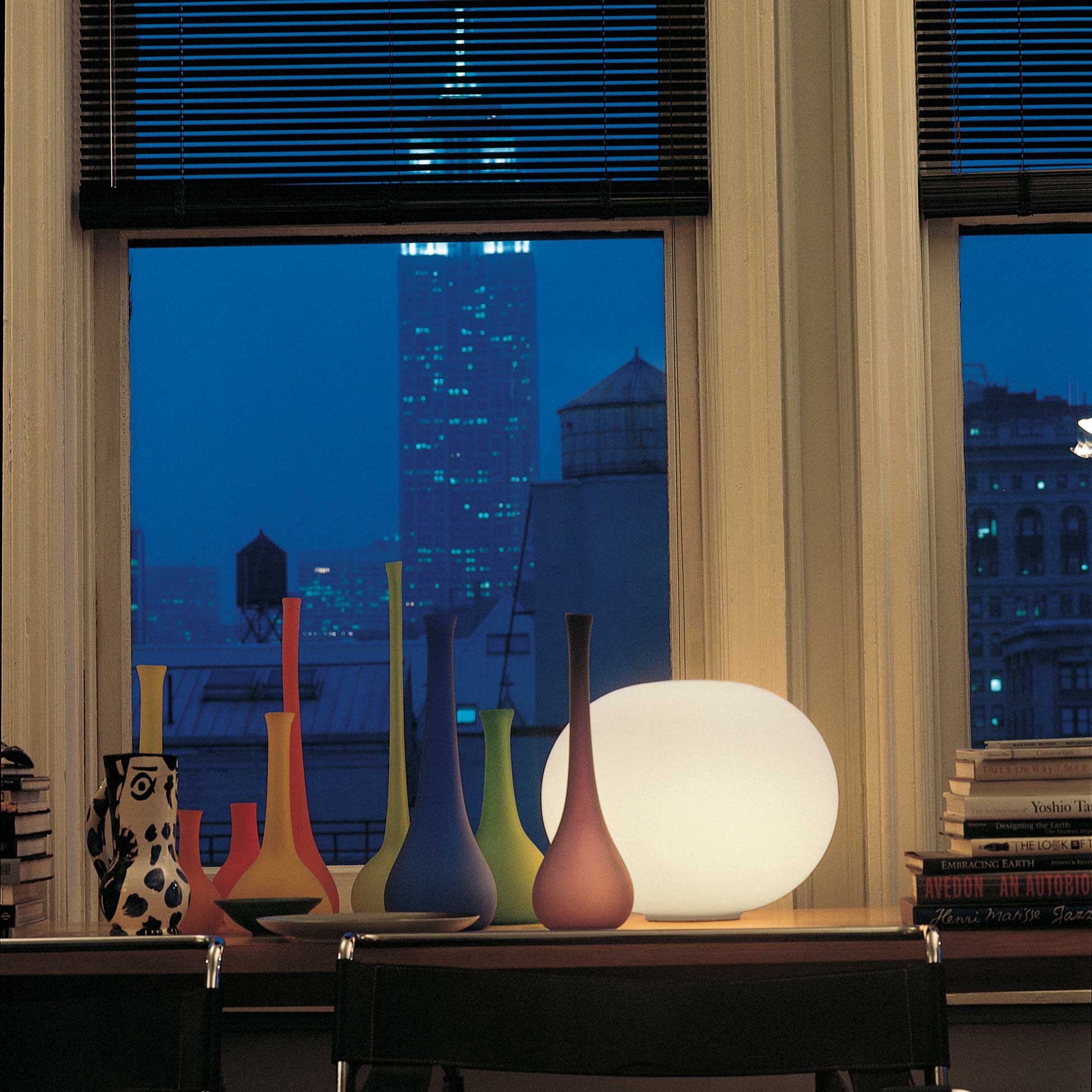 Glo-Ball Glass Table Lighting in Various Colors & Sizes