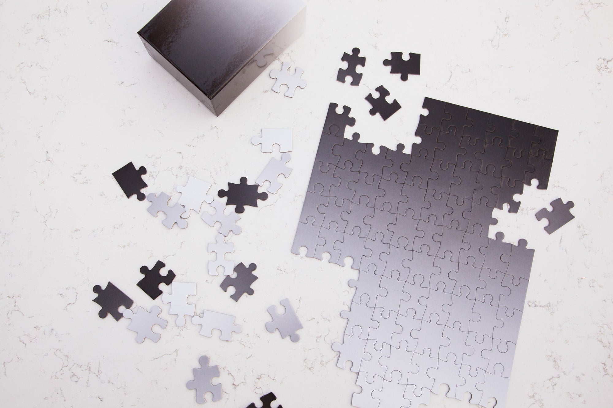 Gradient Puzzle Small Black & White design by Areaware