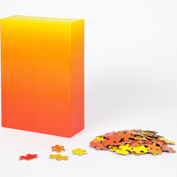 Gradient Puzzle in Red & Yellow design by Areaware