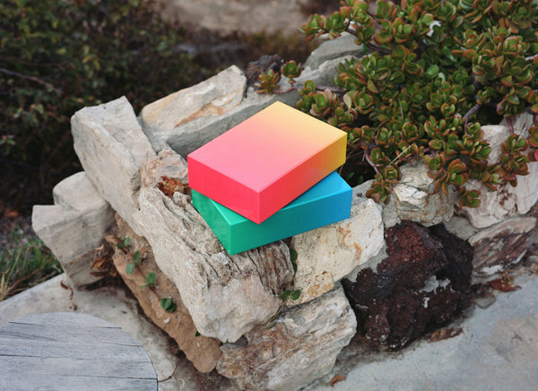 Gradient Puzzle in Red & Yellow design by Areaware