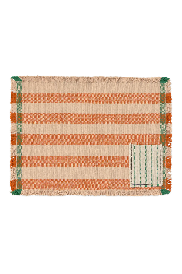 Handloom Placemats Pocket Set Of 2 Lorena Canals Hl Pm Pbl 4