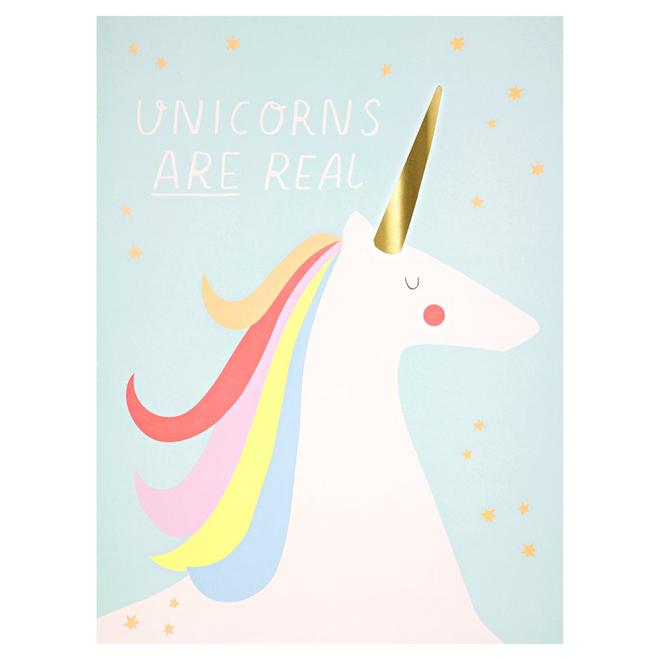 rainbows unicorns art prints by meri meri 3