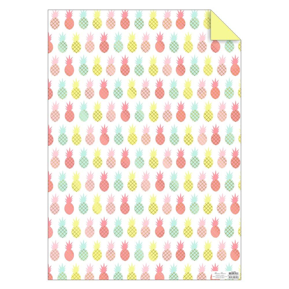 pineapple gift wrap by meri meri 1
