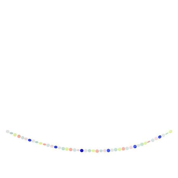 rainbow confetti garland by meri meri 1