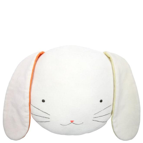 bunny velvet cushion by meri meri 1