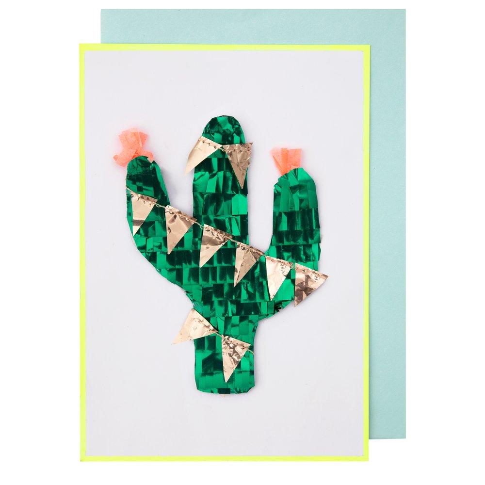 pinata cactus card by meri meri 1