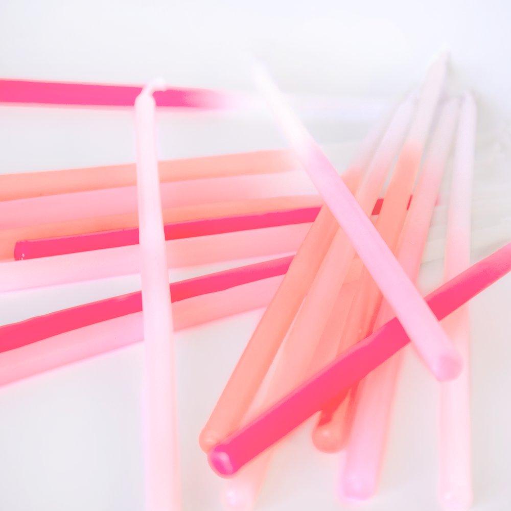 Dipped Tapered Candles By Meri Meri 3